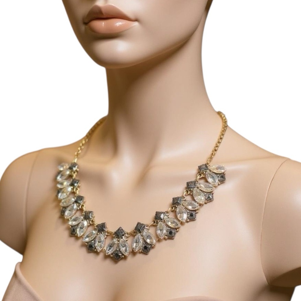 J. CREW Aurora Borealis Statement Necklace
